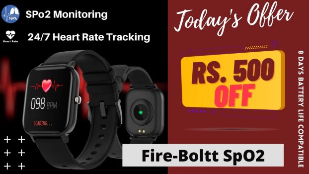 Fire-Boltt SpO2 Full Touch 1.4 inch Smart Watch Price