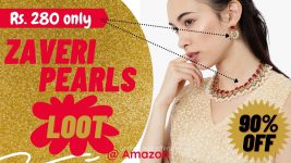 Zaveri Pearls Loot Offer 90% OFF