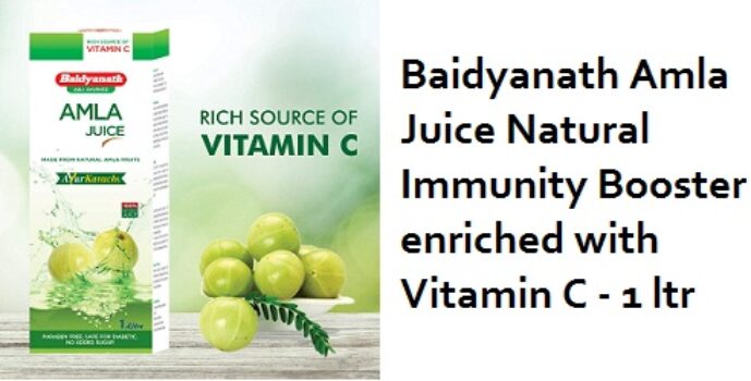 Baidyanath Amla Juice - Natural Immunity Booster enriched with Vitamin C - 1 ltr