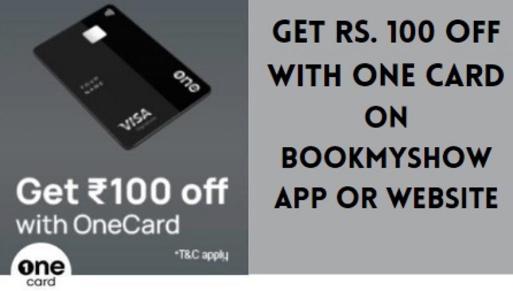onecard bookmyshow offer