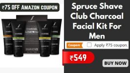 Spruce Shave Club Charcoal Facial Kit For Men