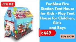 FunBlast Fire Station Tent House for Kids