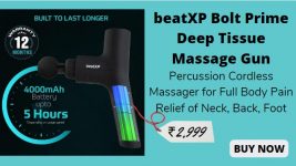 beatXP Bolt Prime Deep Tissue Massage Gun