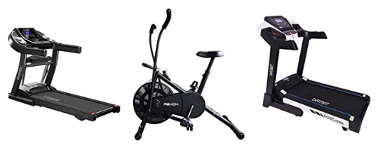 Treadmills & exercise bikes