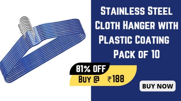 Steel hangers for clothes