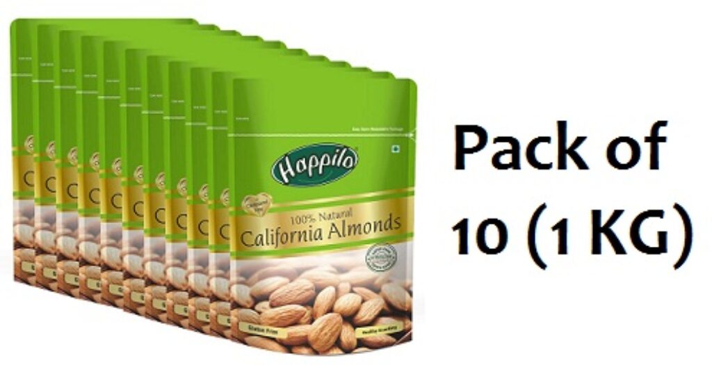 Happilo Premium Natural Californian Almonds 1 kg