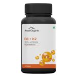 Aravi Organic Vitamin D3 and K2 as MK7 Tablet