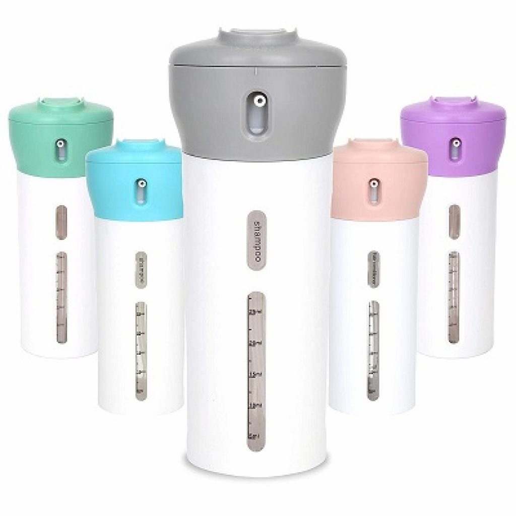 Travigo 4-in-1 Travel Dispenser Bottle sets,