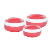 Princeware Plastic Plaid Casserole Set