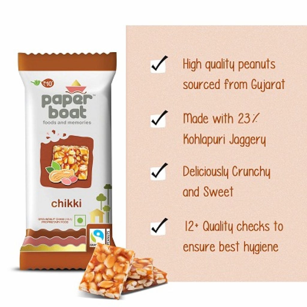 Paper Boat Chikki, Peanut Bar, No Added