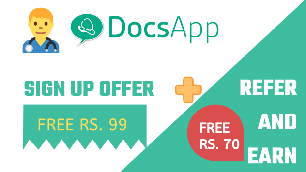 DocsApp Rs. 70 on Sign up