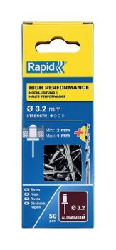 Rapid Rivets High Performance Including Drill Piece
