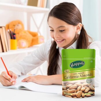 Happilo 100% Natural Premium California Almonds 200 g Dried