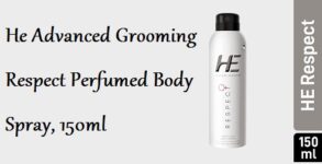 He Advanced Grooming Respect Perfumed Body Spray, 150ml