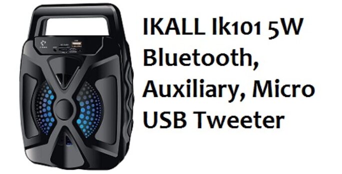 IKALL Ik101 5W Bluetooth, Auxiliary, Micro USB Tweeter