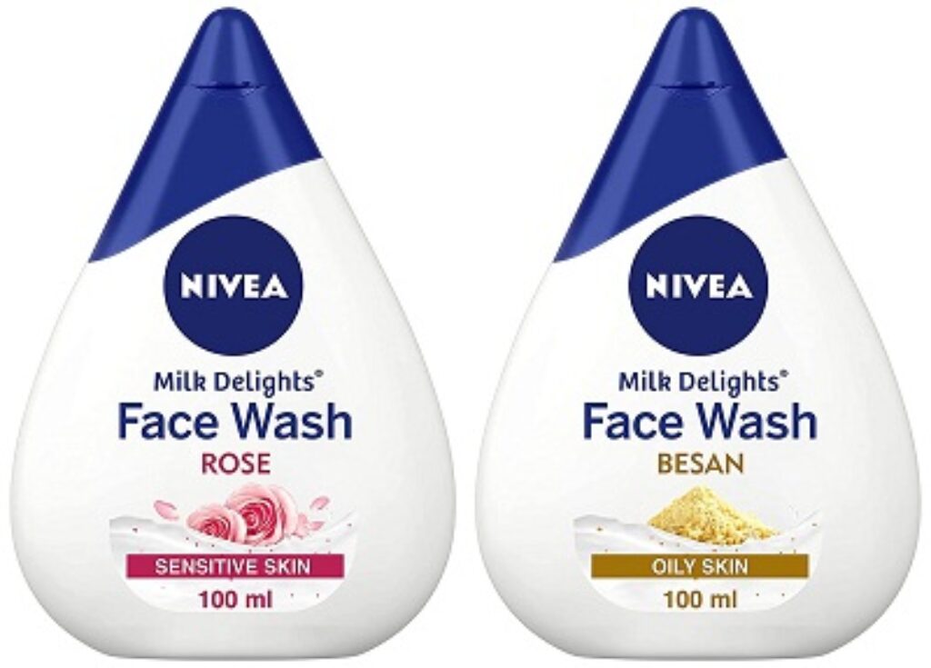 NIVEA Face Wash, Milk Delights Caring Rosewater