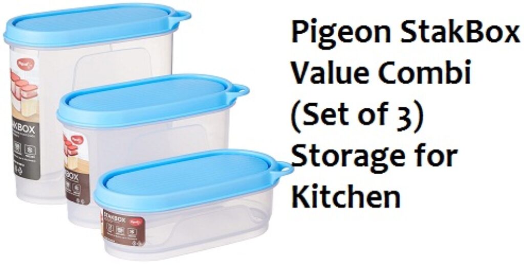 Pigeon StakBox Value Combi (Set of 3) Storage for Kitchen