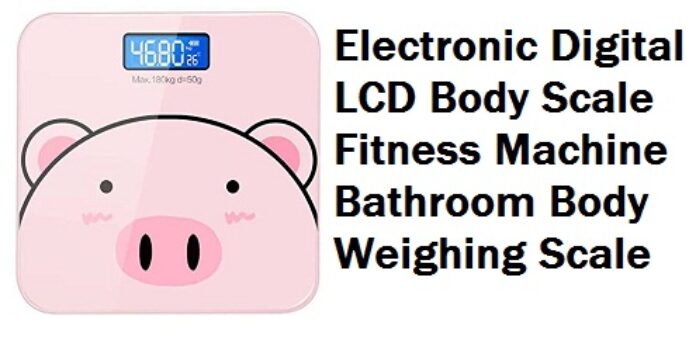 Electronic Digital LCD Body Scale Fitness Machine Bathroom Body Weighing Scale