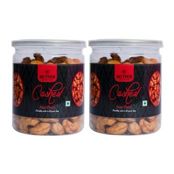 SETHJI Oven Roasted & Red Chilli Masala Cashew Nuts