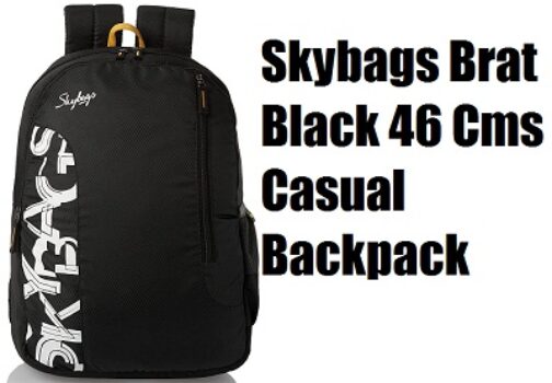 Skybags Brat Black 46 Cms Casual Backpack