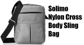 Solimo Nylon Cross Body Sling Bag