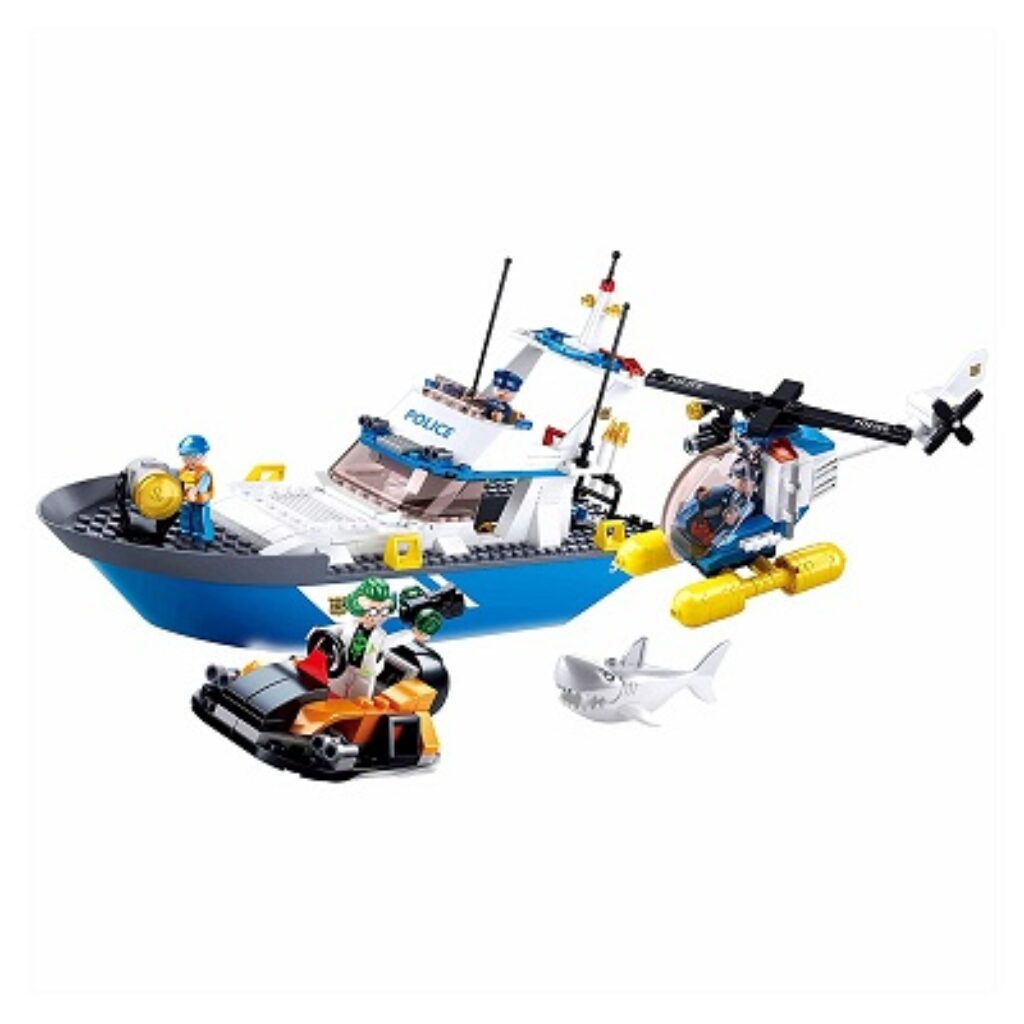 Sluban Land & Sea Police Building Blocks Kit