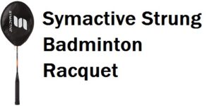 Amazon Brand - Symactive Strung Badminton Racquet for Beginners, S222, Orange