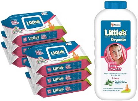 Little's Soft Cleansing Baby Wipes Lid,