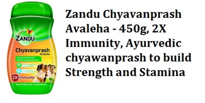 Zandu Chyavanprash Avaleha - 450g, 2X Immunity, Ayurvedic chyawanprash to build Strength and Stamina