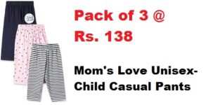 Mom's Love Unisex-Child Casual Pants