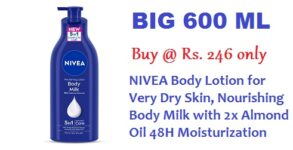 NIVEA Body Lotion for Very Dry Skin, Nourishing Body Milk with 2x Almond Oil 48H Moisturization