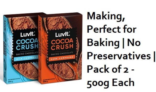 LuvIt Cocoa Crush - Dark & Milk Compound Bars