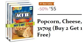 ACT II Instant Popcorn, Cheese, 3x70g (Buy 2 Get 1 Free)
