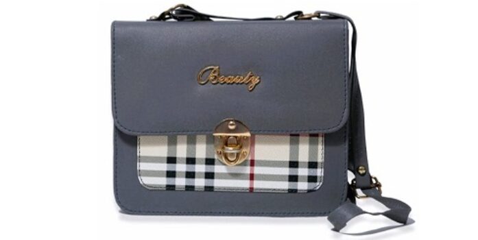 Beauty Women Sling-bag With Gold Buckle