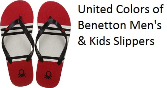 United Colors of Benetton Men's & Kids Slippers