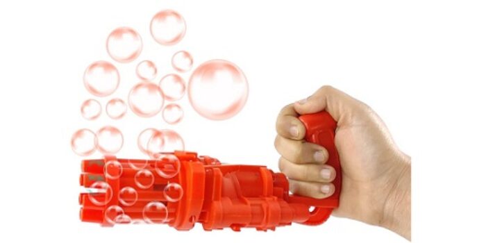 Beston 8-Hole Electric Bubbles Gun for Toddlers Toys