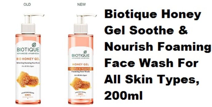 Biotique Honey Gel Soothe & Nourish Foaming Face Wash For All Skin Types, 200ml