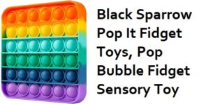 Black Sparrow Pop It Fidget Toys