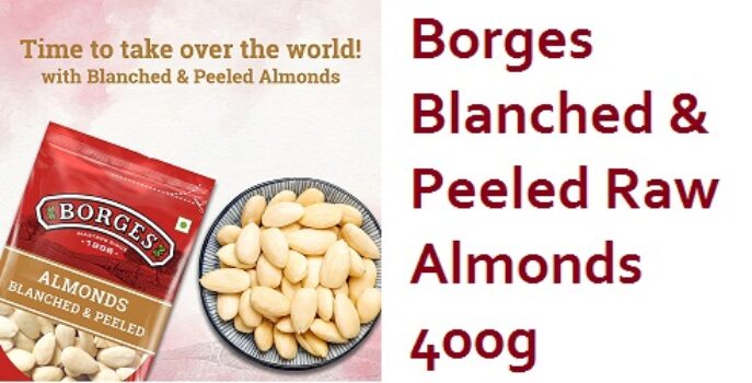 Borges Blanched & Peeled Raw Almonds 400g