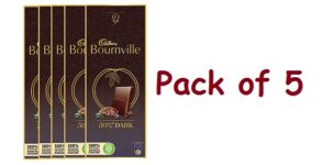 Cadbury Bournville Rich Cocoa Dark Chocolate Bar, 80 gm (Pack of 5)