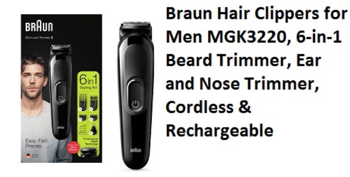 Braun Hair Clippers for Men MGK3220,