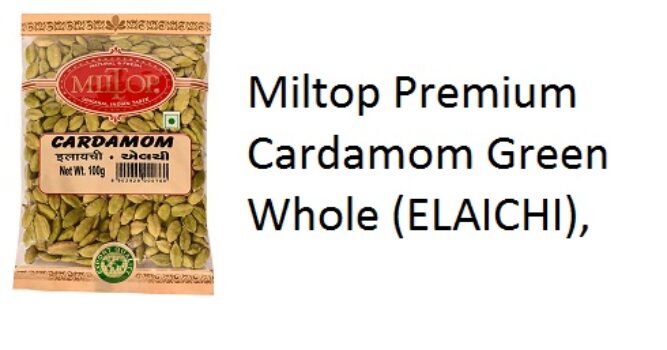 Miltop Premium Cardamom Green Whole (ELAICHI),
