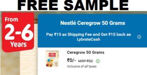 FREE SAMPLE of Nestlé Ceregrow 50 Grams