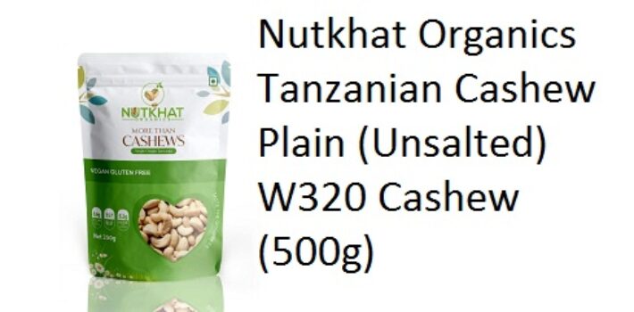 Nutkhat Organics Tanzanian Cashew Plain