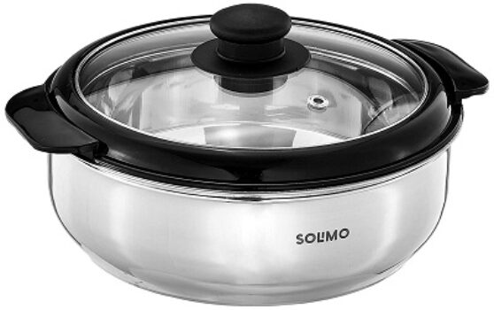 Solimo Stainless Steel Casserole
