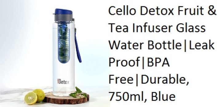 Cello Detox Fruit & Tea Infuser Glass Water