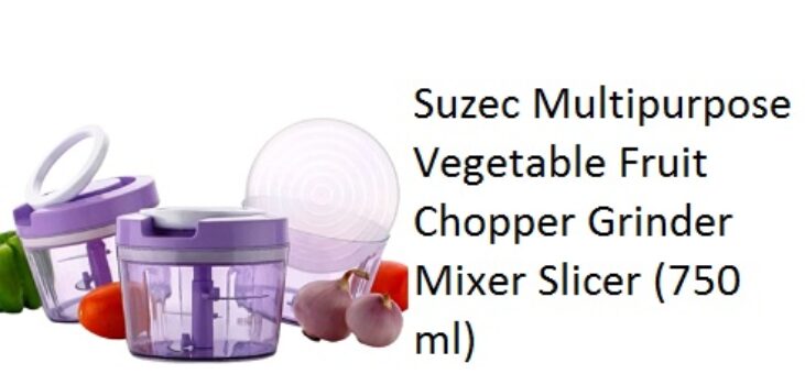 Suzec Multipurpose Vegetable Fruit Chopper Grinder Mixer