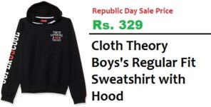 Cloth Theory Boys's Regular Fit Sweatshirt with Hood