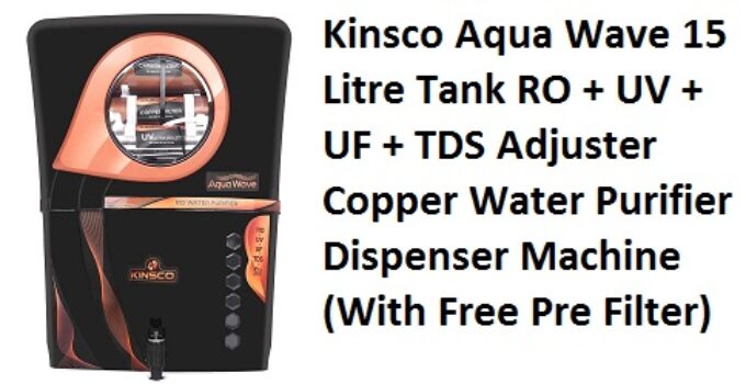 Kinsco Aqua Wave 15 Litre Tank RO + UV + UF + TDS