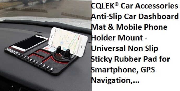 CQLEK® Car Accessories Anti-Slip Car Dashboard Mat